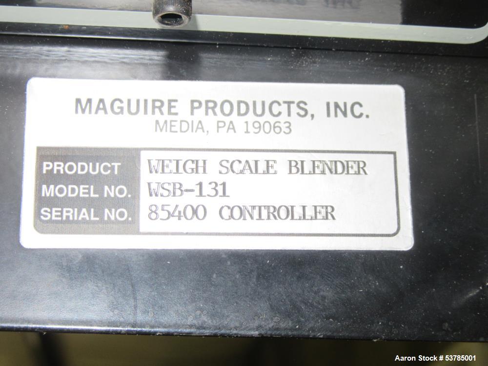 Used Maguire WSB-131 Weigh Scale Blender – 280 lbs/hr, 4-Material Capacity