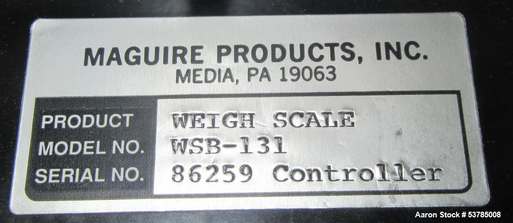 Used Maguire Products Blender – 4-Bin Gravimetric System with 280 lbs/hr Capacit