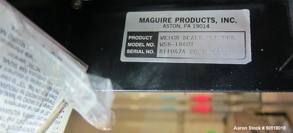 LOT# 304 - Used-Maguire 4 Componant Weigh Scale Blender, Model WSB1840T, SN B110474