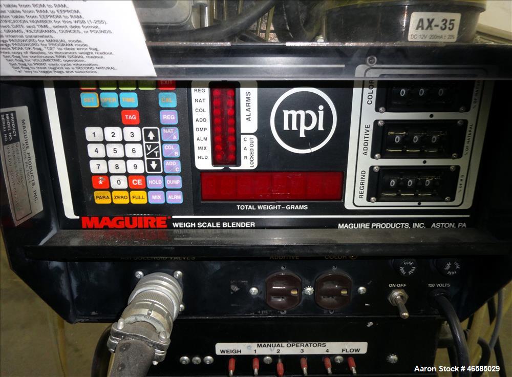 Used Maguire Weigh Scale Blender, Model WSB-44IRT Gravimetric Blender.