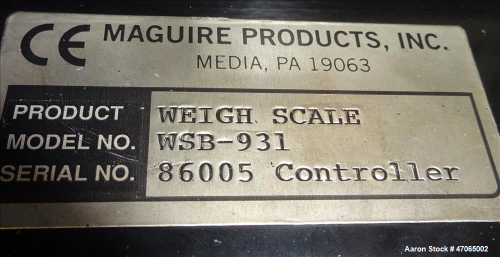 Used Maguire Weigh Scale Blender, Model WSB-931.