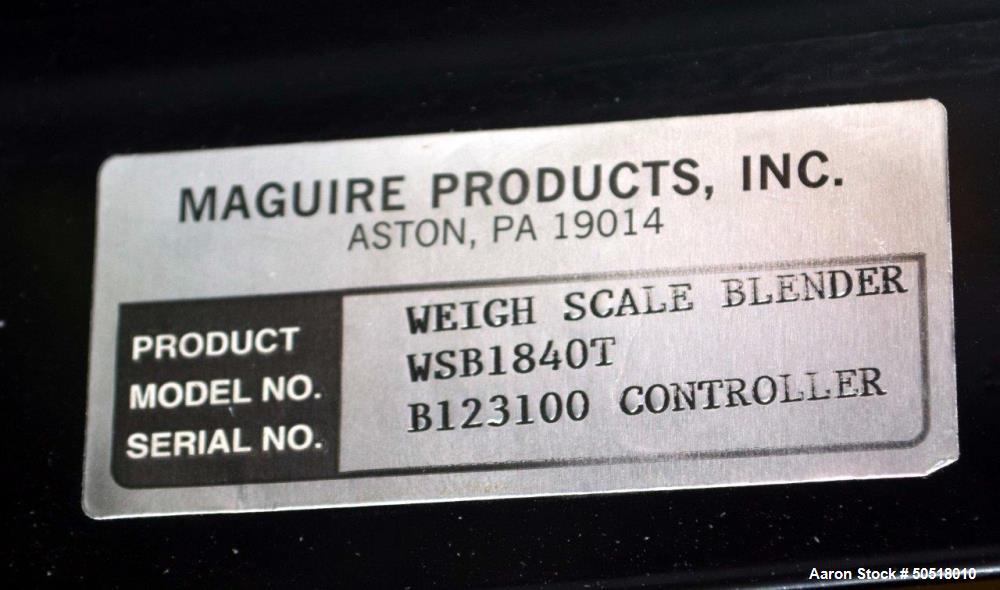 Used Maguire Products Weigh Scale Blender, Model WSB-1840T
