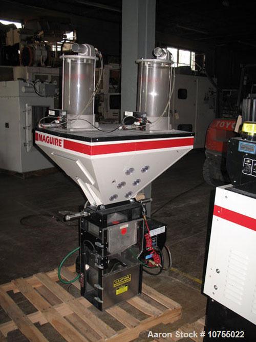 Used-Maguire Model WSB420 Weigh Scale Blender. 2 components, 1000-1200 lbs per hour capacity, 110 volt operation, 100 recipe...