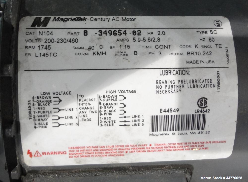 Used Carbon Steel NBE National Bulk Equipment Blender / Feeder