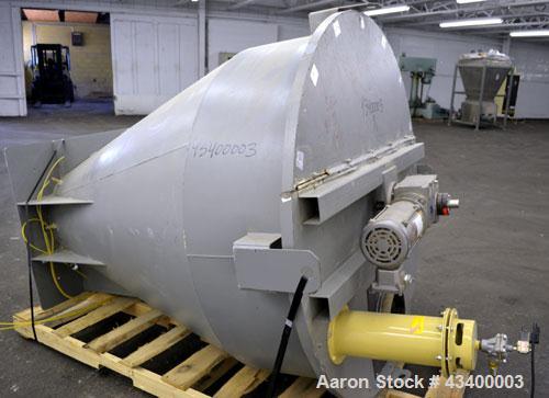 Used Carbon Steel Agitated Hopper/Feeder,