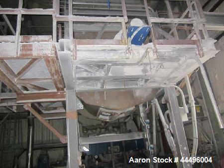 Used Stainless Steel Isomatic Corp. Agitated Fluff Bin