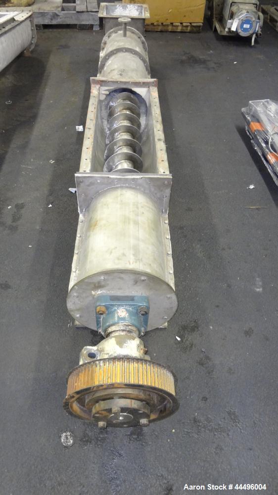 Used Stainless Steel Isomatic Corp. Agitated Fluff Bin