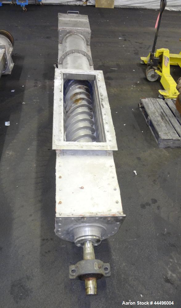 Used Stainless Steel Isomatic Corp. Agitated Fluff Bin