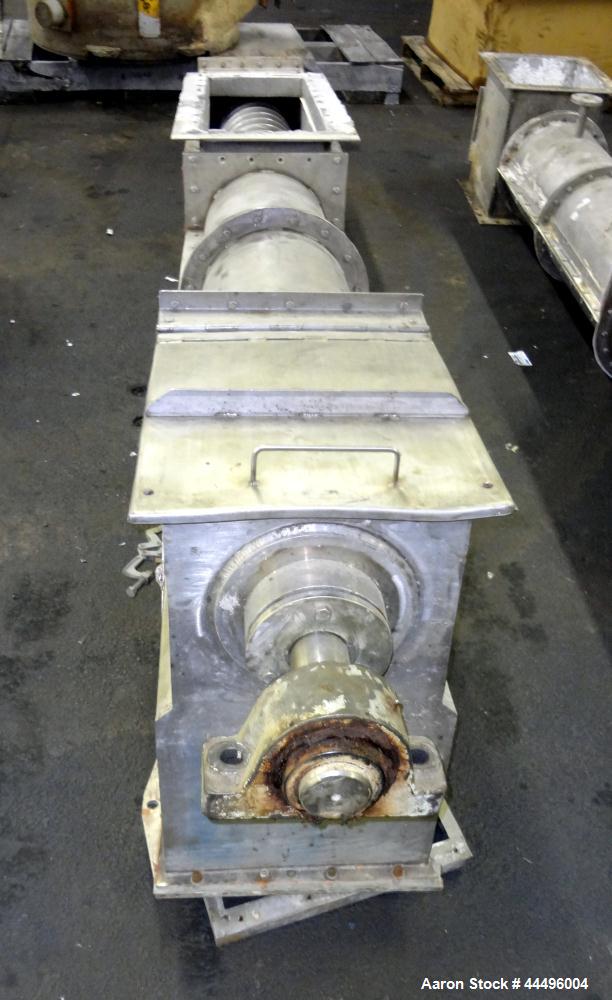 Used Stainless Steel Isomatic Corp. Agitated Fluff Bin
