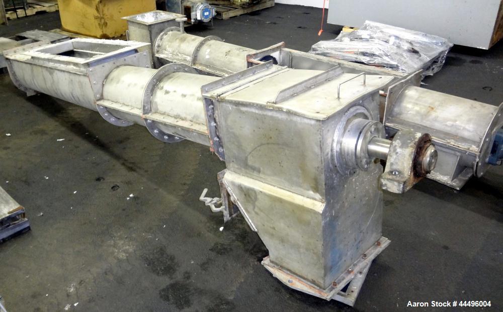 Used Stainless Steel Isomatic Corp. Agitated Fluff Bin