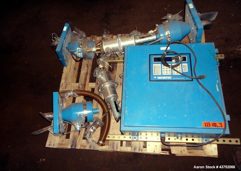 Used Novatech MCS-206 3-Component Blending System – Pneumatic Pump, 3 HP, Controls