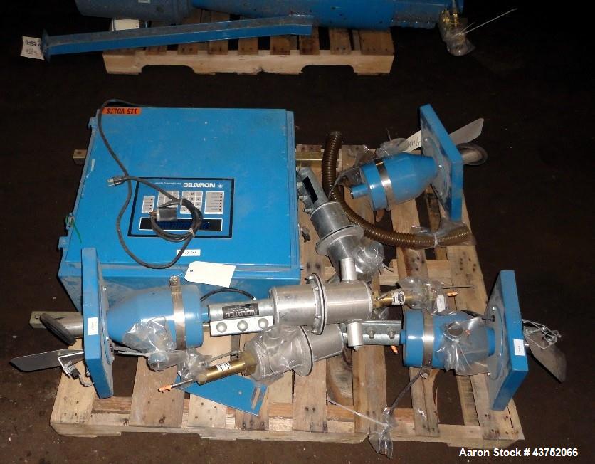 Used Novatech MCS-206 3-Component Blending System – Pneumatic Pump, 3 HP, Controls