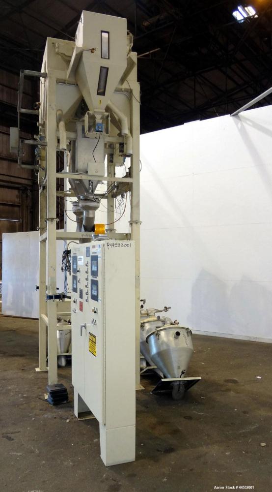Used Carbon Steel Pacific Engineering 6 Compartment Weigh Scale Blender, Model MBWB-VI