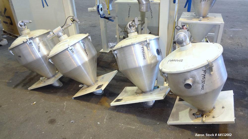 Used Carbon Steel Pacific Engineering 6 Compartment Weigh Scale Blender, Model MBWB-VI