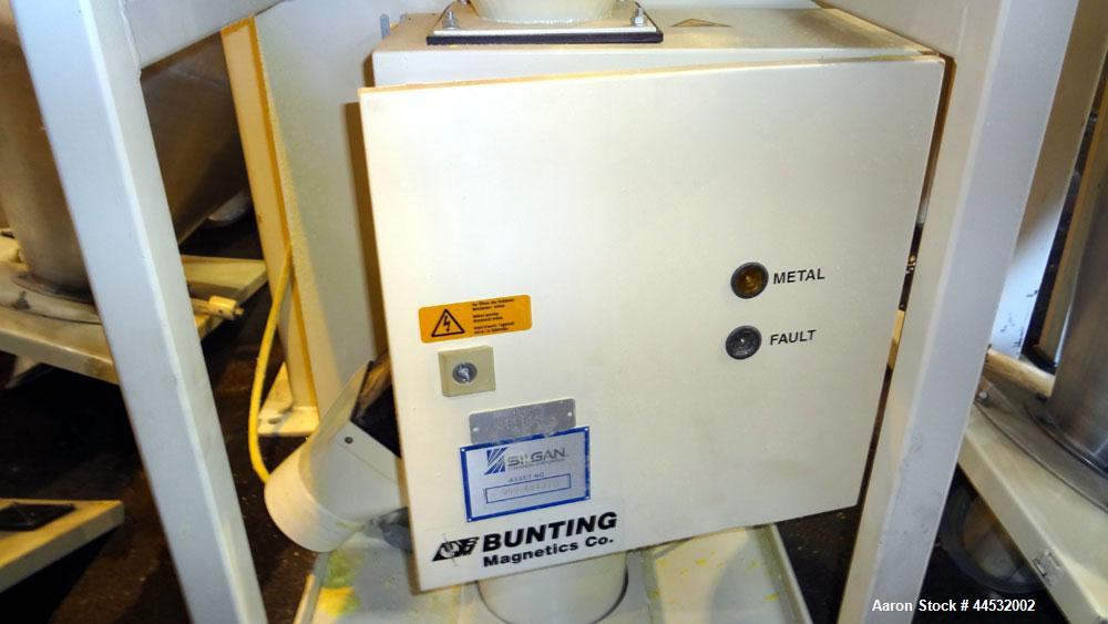 Used Carbon Steel Pacific Engineering 6 Compartment Weigh Scale Blender, Model MBWB-VI