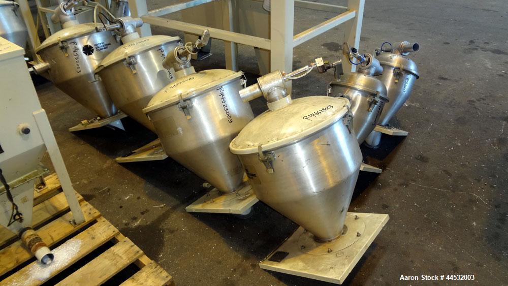 Used Carbon Steel Pacific Engineering 6 Compartment Weigh Scale Blender, Model MBWB-VI