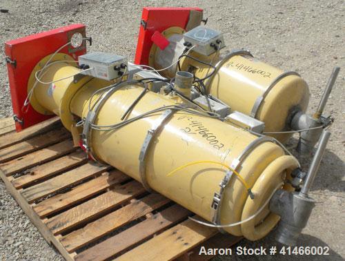 Used Premier Pneumatics Pro Rate 5 Component Feed System. 5 feed hoppers, includes (2) vacuum loaders, (4) 1/4 hp DC drives and digital controls. Provision for 1 more feed hopper. Unitized on a carbo...