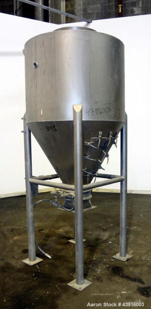Used Stainless Steel Shick Tube-Veyor Hopper