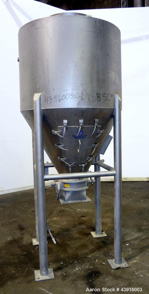 Used Stainless Steel Shick Tube-Veyor Hopper