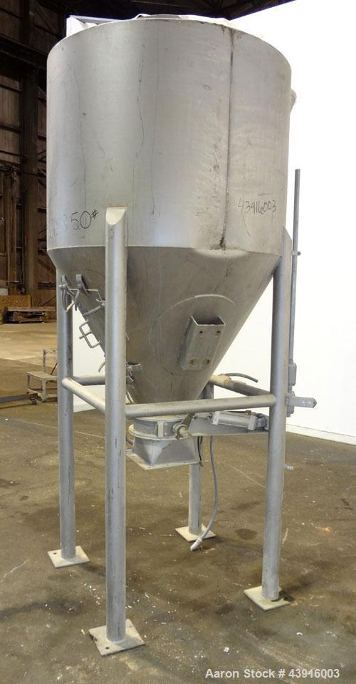 Used Stainless Steel Shick Tube-Veyor Hopper