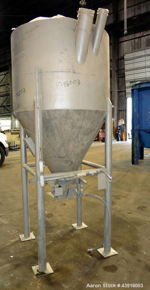 Used Stainless Steel Shick Tube-Veyor Hopper