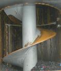 Used-Vertical Screw Mixer, Approximate 35 cubic feet capacity, carbon steel. Approximately 44