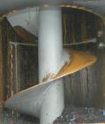 Used Vertical Screw Mixer, Approximate 35 cubic feet capacity, carbon steel. Approximately 44