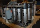 Used Doteco 6 Component Gravimetric Blending System, Model Grado, Type Q60, Serial #00004904. Includes (6) receivers, operator controls, previously installed on 5?, 250 hp 30/1 extruder. New 2010. Ra...