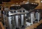 Used Doteco 6 Component Gravimetric Blending System, Model Grado, Type J60, Serial #24SN4903. Includes (6) receivers, operator controls, previously installed on 2.5″, extruder. New 2010. Blending sys...