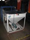 Used Ensign Equipment model 60-6200 vertical batch mixer, 60 cubis feet mixing capacity, 2000 lbs/hr approximate output, double hinged covers, 6