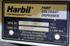 Used Harbil Manual Paint Colorant Dispenser, Model 12NSC228. (12) Canister.