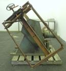 Used IMS Dual Drum Tumbler, Model TB-0355. Capacity (2) 55 gallon drums at 280 pounds per drum, minimum/maximum height 25
