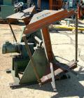 Used IMS Dual Drum Tumbler, Model TB-0355. Capacity (2) 55 gallon drums at 280 pounds per drum, minimum/maximum height 25