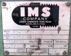 Used IMS Dual Drum Tumbler, Model TB-0355. Capacity (2) 55 gallon drums at 280 pounds per drum, minimum/maximum height 25