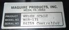 Used Maguire Products Blender – 4-Bin Gravimetric System with 280 lbs/hr Capacit