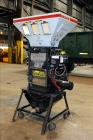 Used Maguire Weigh Scale Blender, Model WSB 940 Gravimetric Blender. Maximum throughput 2,645 lbs per hour to 3,200 lbs per hour. Includes hopper with 4 material compartments, Air operated slide gate...
