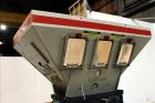 Used Maguire Weigh Scale Blender, Model WSB 940 Gravimetric Blender. Maximum throughput 2,645 lbs per hour to 3,200 lbs per hour. Includes hopper with 4 material compartments, Air operated slide gate...