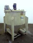 Used NBE Vertical Auger Mixer, Batch Capacity 350 Pounds, Approximate 10 Cubic Feet Capacity, Carbon Steel. 48