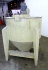 Used NBE Vertical Auger Mixer, Batch Capacity 350 Pounds, Approximate 10 Cubic Feet Capacity, Carbon Steel. 48