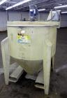 Used NBE Vertical Auger Mixer, Batch Capacity 350 Pounds, Approximate 10 Cubic Feet Capacity, Carbon Steel. 48