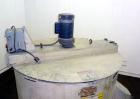 Used NBE Vertical Auger Mixer, Batch Capacity 350 Pounds, Approximate 10 Cubic Feet Capacity, Carbon Steel. 48