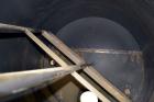 Used Carbon Steel Agitated Hopper/Feeder,