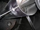 USED: Royal vertical screw mixer, approx 2000 liter capacity, carbon steel. Approx 60