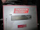 Used Thoresen McCosh Gravimetric Blender, Carbon Steel. (4) Color bins. Includes a Gravimetric contol panel and a blender, driven by a 1/2 hp, 1/60/115/230 volt, 1725 rpm gear motor, ratio 66 to 1. M...