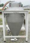 Used Vac-U-Max Hopper, 20 Cubic Feet, Model 105151, 304 Stainless Steel, Vertical. 36