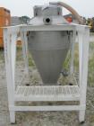 Used Vac-U-Max Hopper, 20 Cubic Feet, Model 105151, 304 Stainless Steel, Vertical. 36