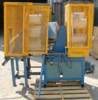 Used Hose Reinforcement Station.  (2) 6 can stations.  Both driven by a 2 hp, 180 volt, 2500 rpm DC motor.  Includes a control panel.  Mounted on a frame.