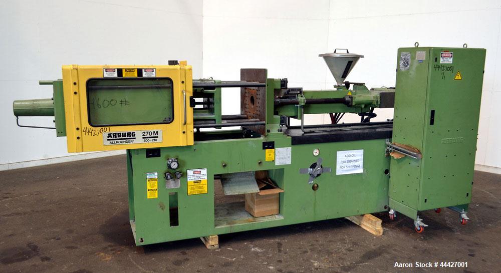 Used Arburg Allrounder Injection Mold Machine, Model 270M 500-210