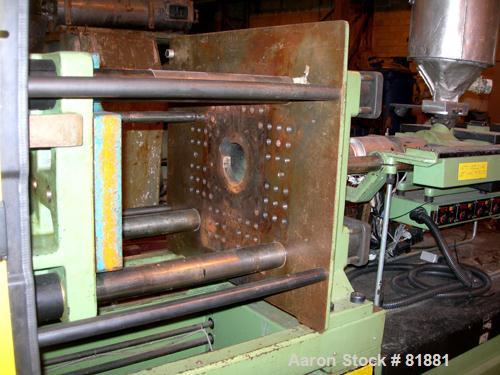 USED: Arburg Allrounder injection mold machine, model 320-210-750,  83 ton clamping pressure. Platen size 19.3" x 19.3". Distance between tie bars 12.6". Max daylight 24.6". Max stroke of hydraulic e...