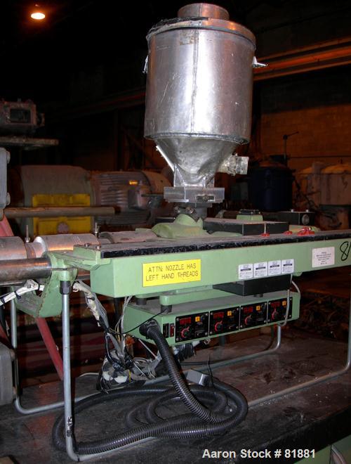 USED: Arburg Allrounder injection mold machine, model 320-210-750,  83 ton clamping pressure. Platen size 19.3" x 19.3". Distance between tie bars 12.6". Max daylight 24.6". Max stroke of hydraulic e...